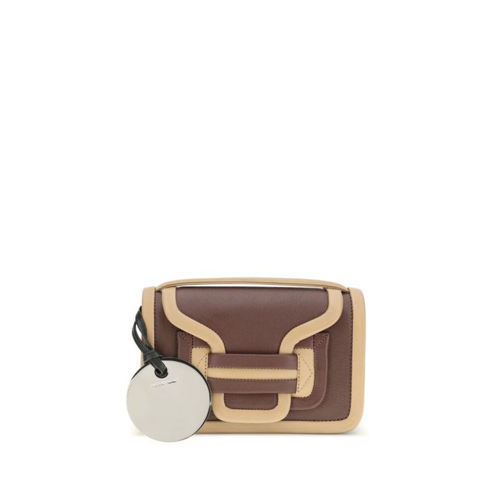 Pierre Hardy Brown Leather Shoulder Women's Bag